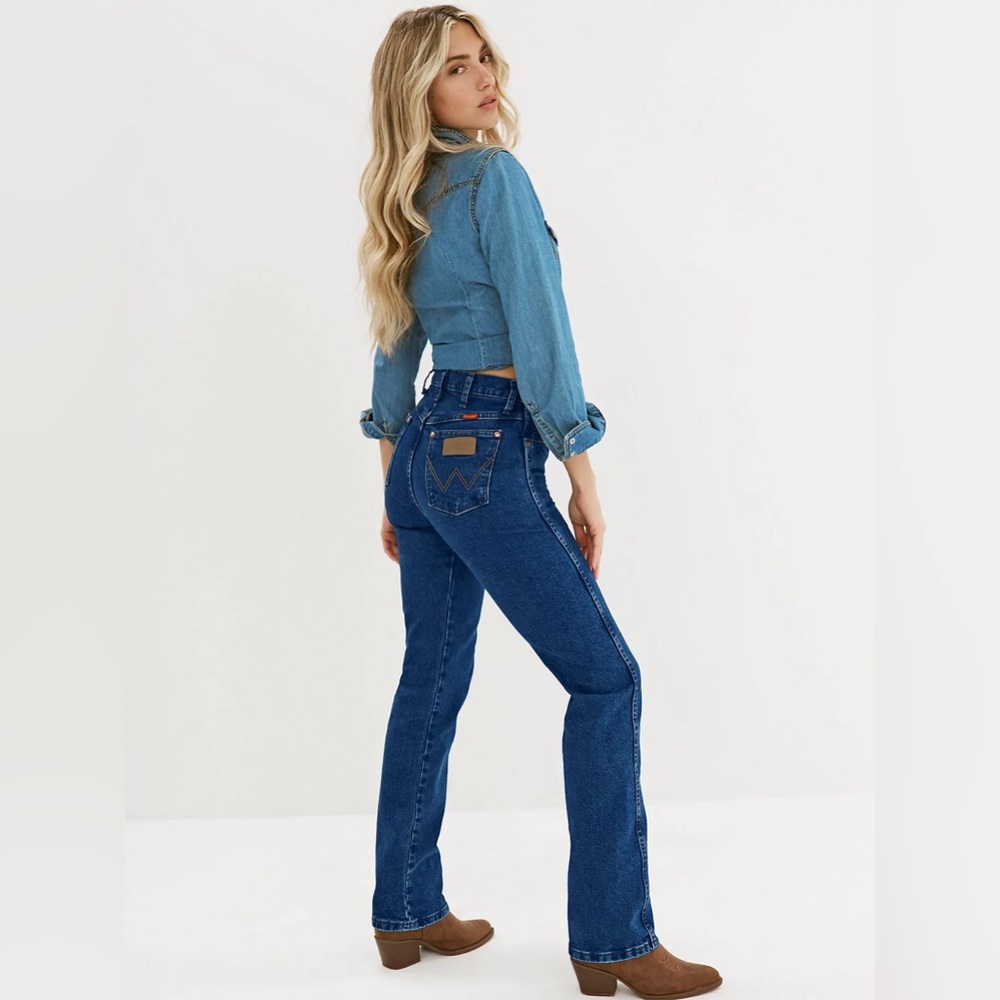 WRANGLER The Original Cowboy Cut Jean Natural Rise Slim Fit Size 13 x 34 NWT